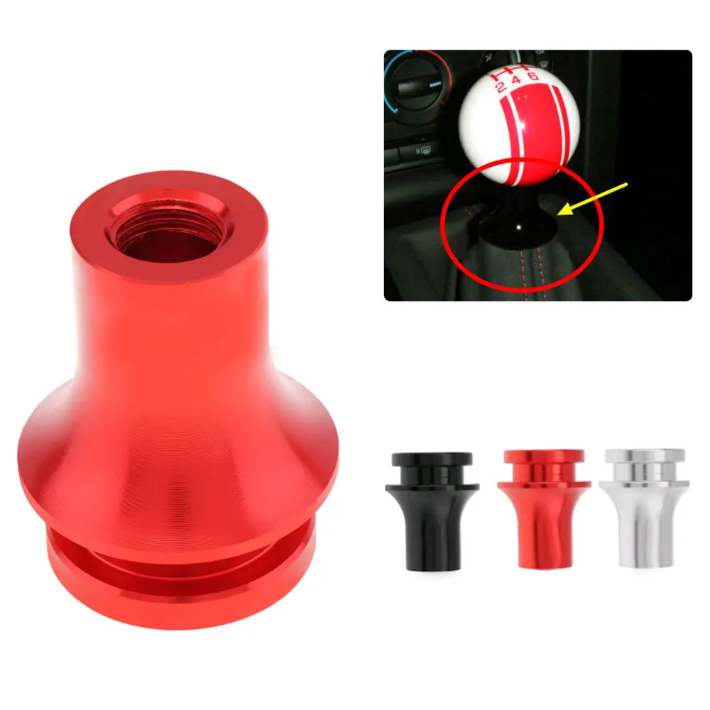 

1Set Car Universal M8X1.5 M8X1.25 M10X1.25 Manual Gear Shifter Thread Shift Knob Boot Retainer Adapter Auto Interior Accessories