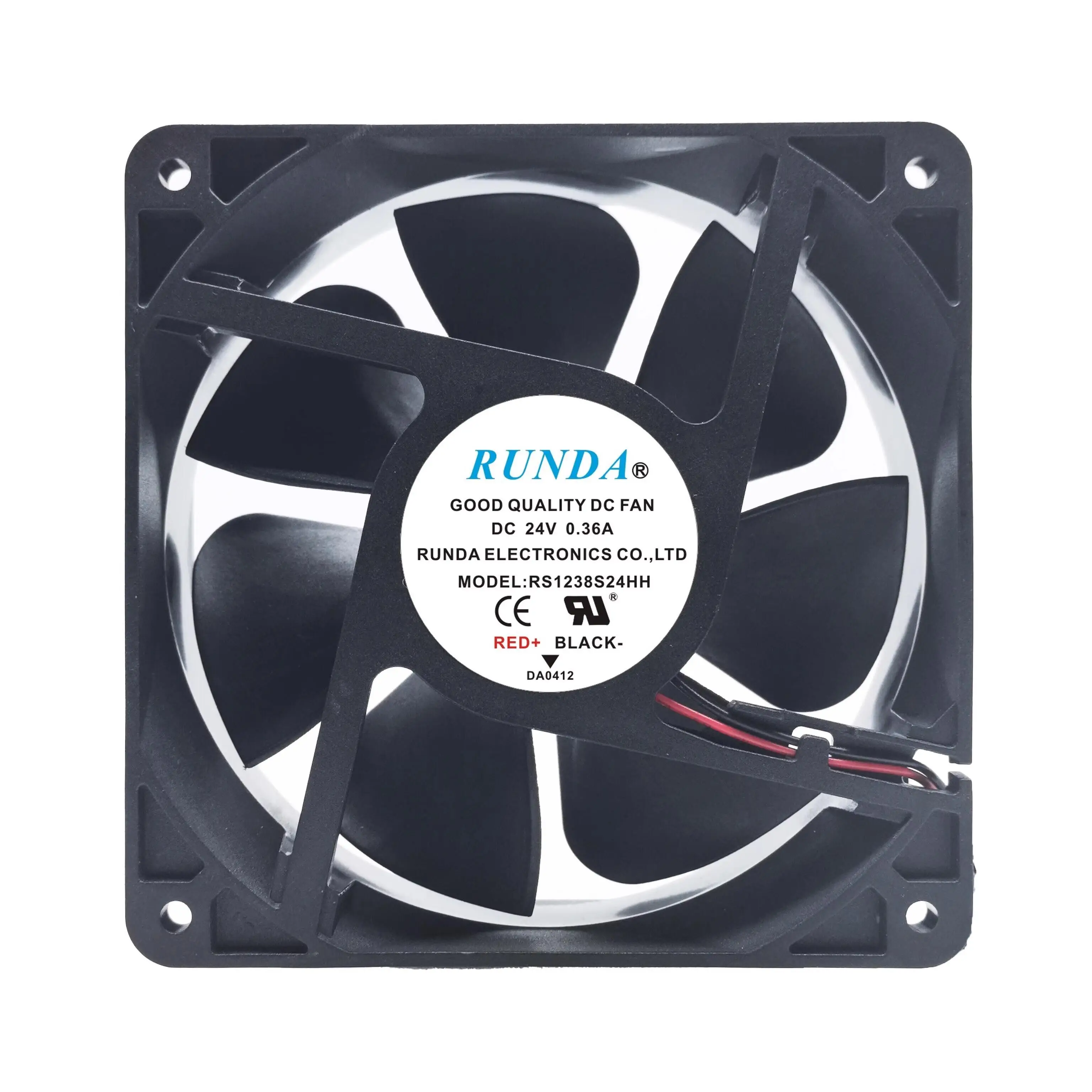 New  For RUNDA RS1238S24HH 24V 0.36A 12CM 12038 Cooling Fan