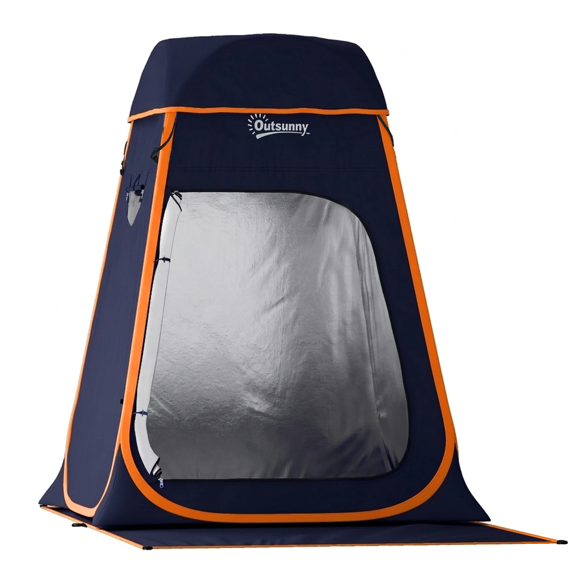 Outsunny Tienda de Campaña Instantánea Pop-Up UV 30+ Impermeable 2000mm Azul