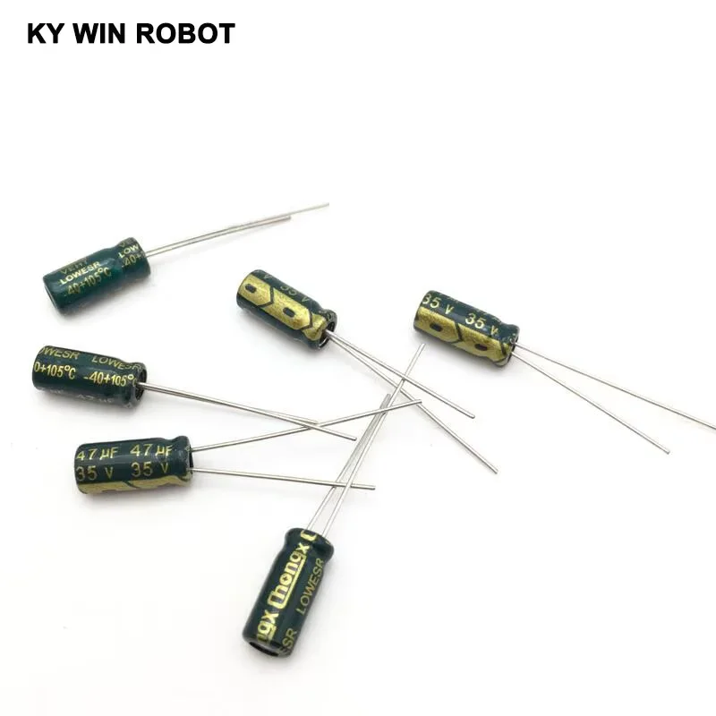 

50pcs/lot 47UF 35V 105C 5X11mm Aluminum Electrolytic Capacitor 35V47UF radial lead 50pcs