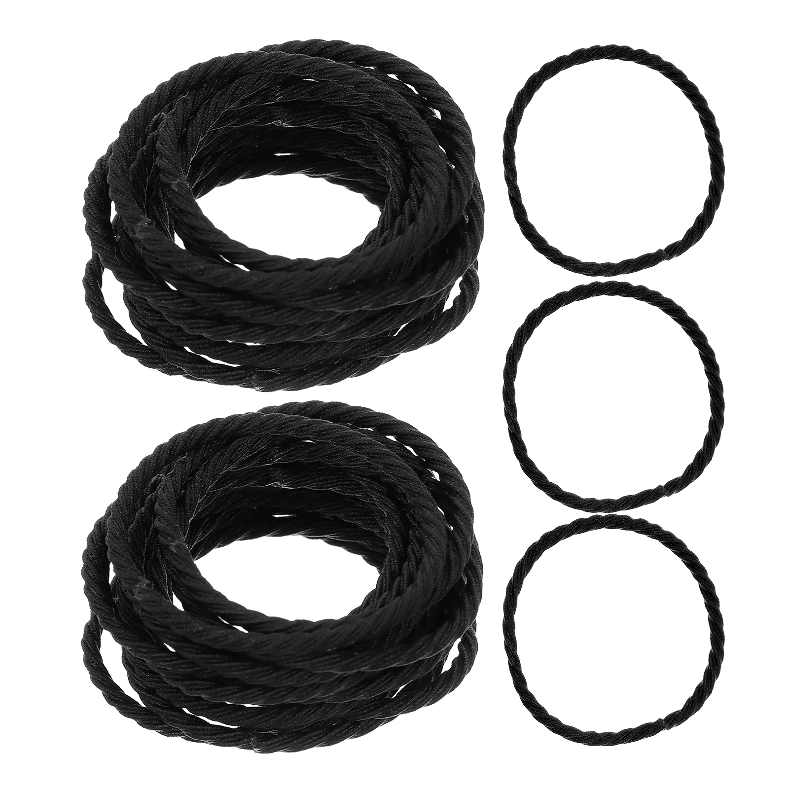 

40pcs Hair Ropes Elastic Ponytail Holders Stretch Ribbon Accessories Simple Hair Tie High Elastic Daily Wear Gift