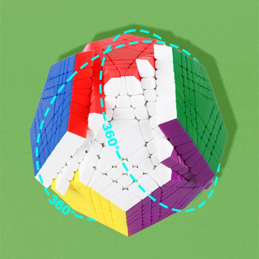 ShengShou 7x7 Teraminx 7x7 Megaminx Cubo Mágico Shengshou WuMoFang 7x7x7 Dodecaedro Quebra-cabeça Educacional Megaminxeds Brinquedos