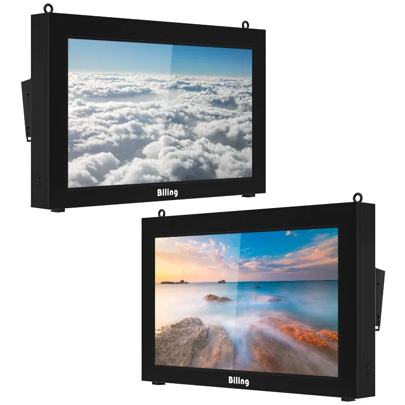 Wall Mount Interactive Touch Screen Android Digital Signage Marketing Display 4k Outdoor Lcd Advertising 49 55 65 Inch IP65 SDK