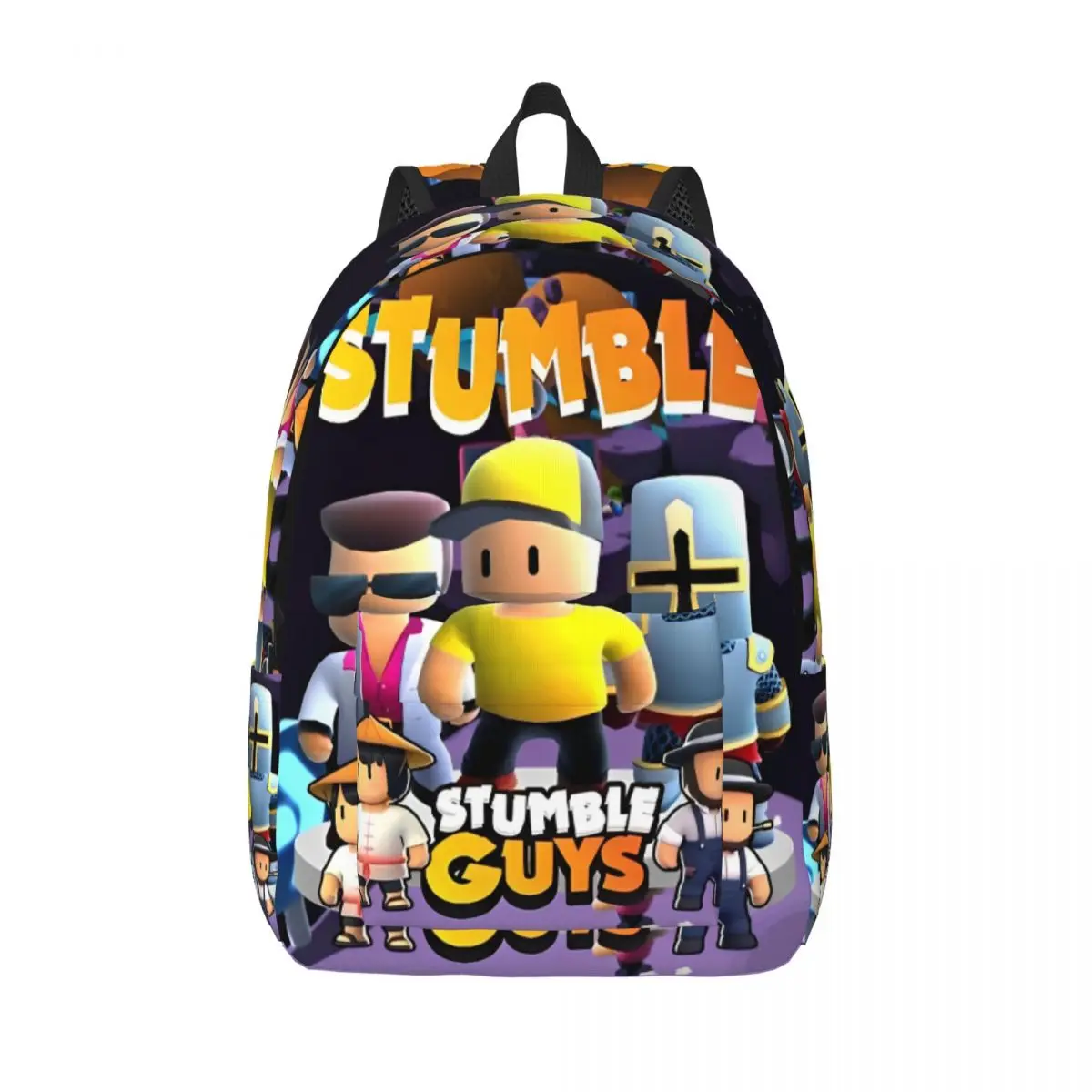 

Cartoon Stumble Guys Game Backpack for Men Women Teenage Student Hiking Travel Daypack Laptop Shoulder Bag Sports