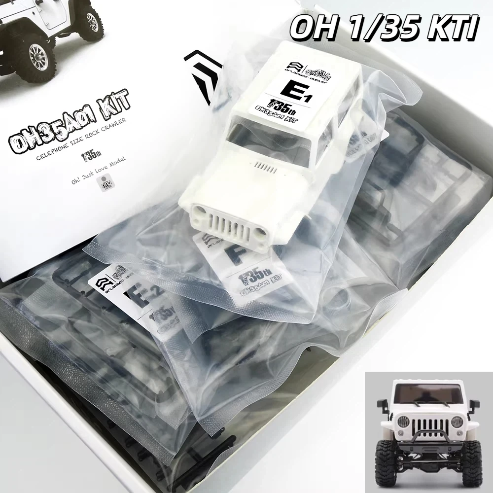 

Orlandoo Hunter A01 1/35 Scale Wrangler RC Crawler KIT DIY Assembly Mini Off-Road RC Car Micro 4WD Climbing Vehicle Model