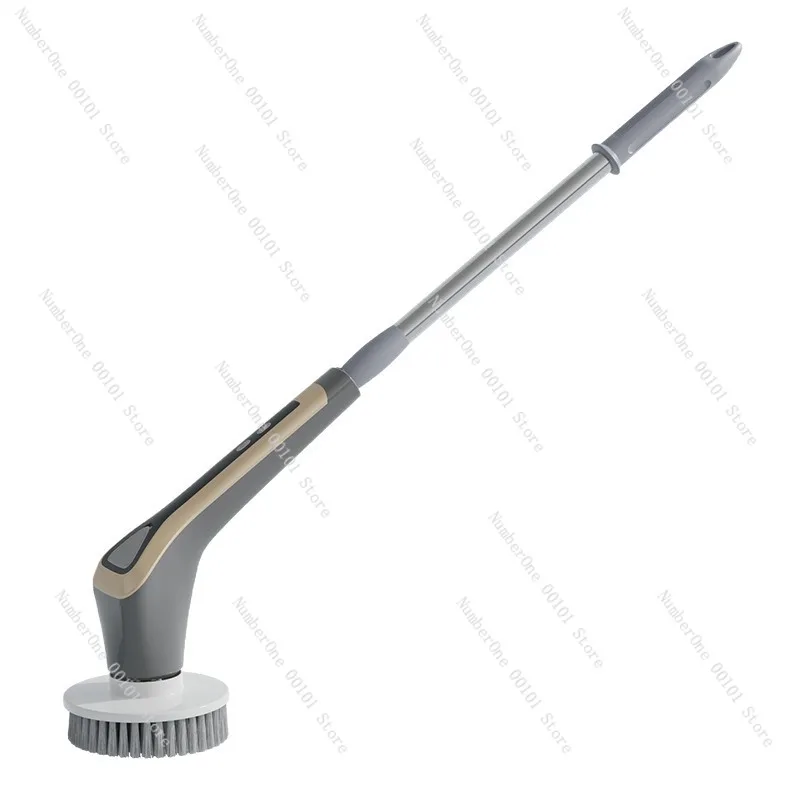 Wireless Electric Cleaning Brush Extendable Handle Waterproof Scrubber Kitchen Bathroom Cleaning Tool Rechargeable Spin Cleaning