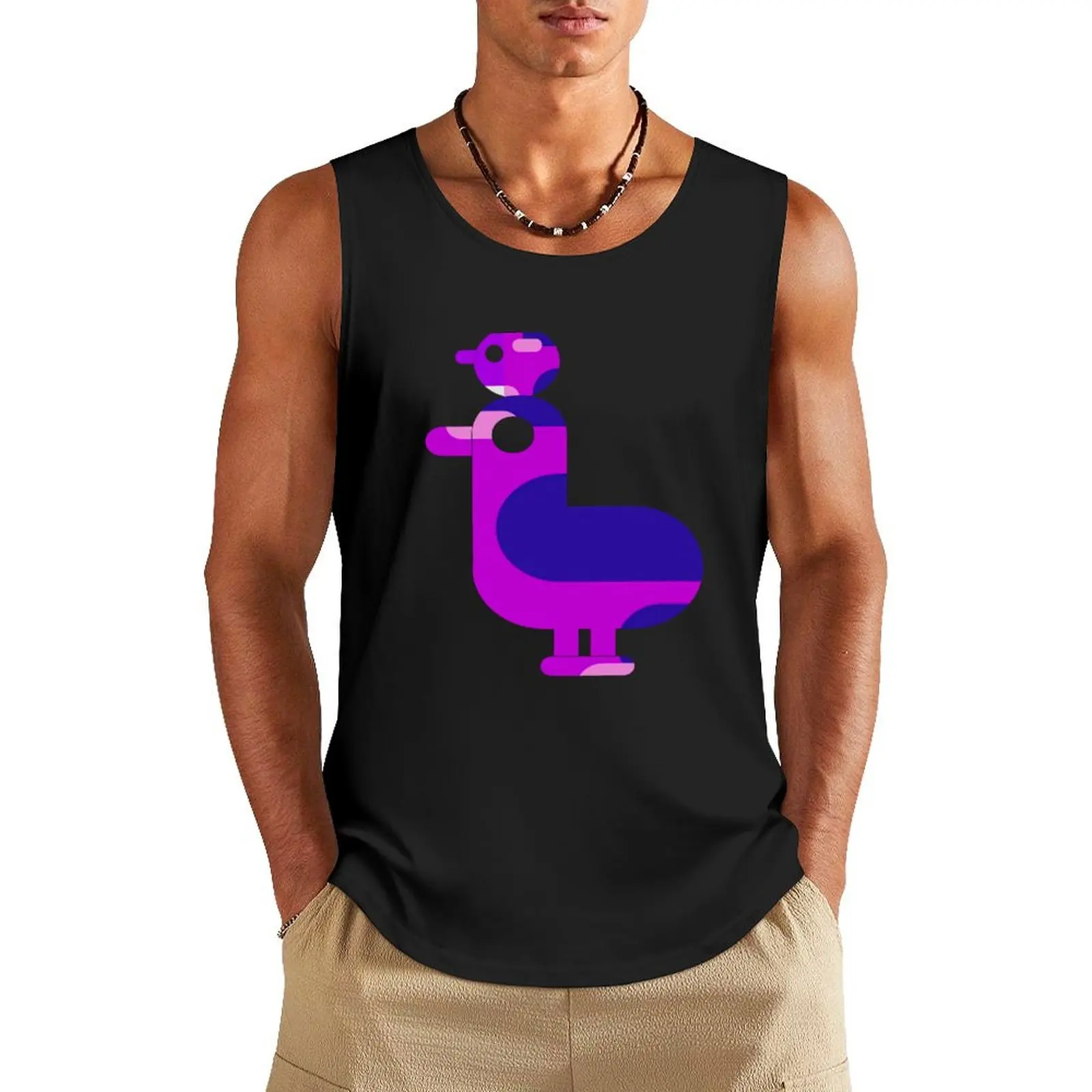 

my kurzgesagt bird creative classic Tank Top Fitness men clothing Man summer clothes summer clothes men 2025 Men's sleeveless