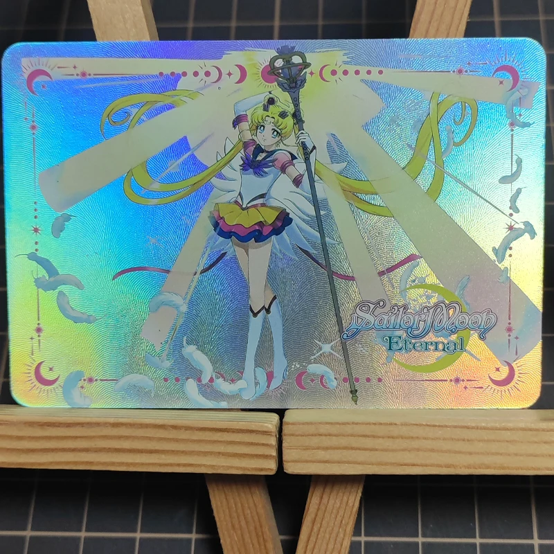 DIY Sailor Moon Tower of Saviors/TOS Linkage Series Refractive Flash Card Anime Peripheral Game Collection Card Holiday Gift