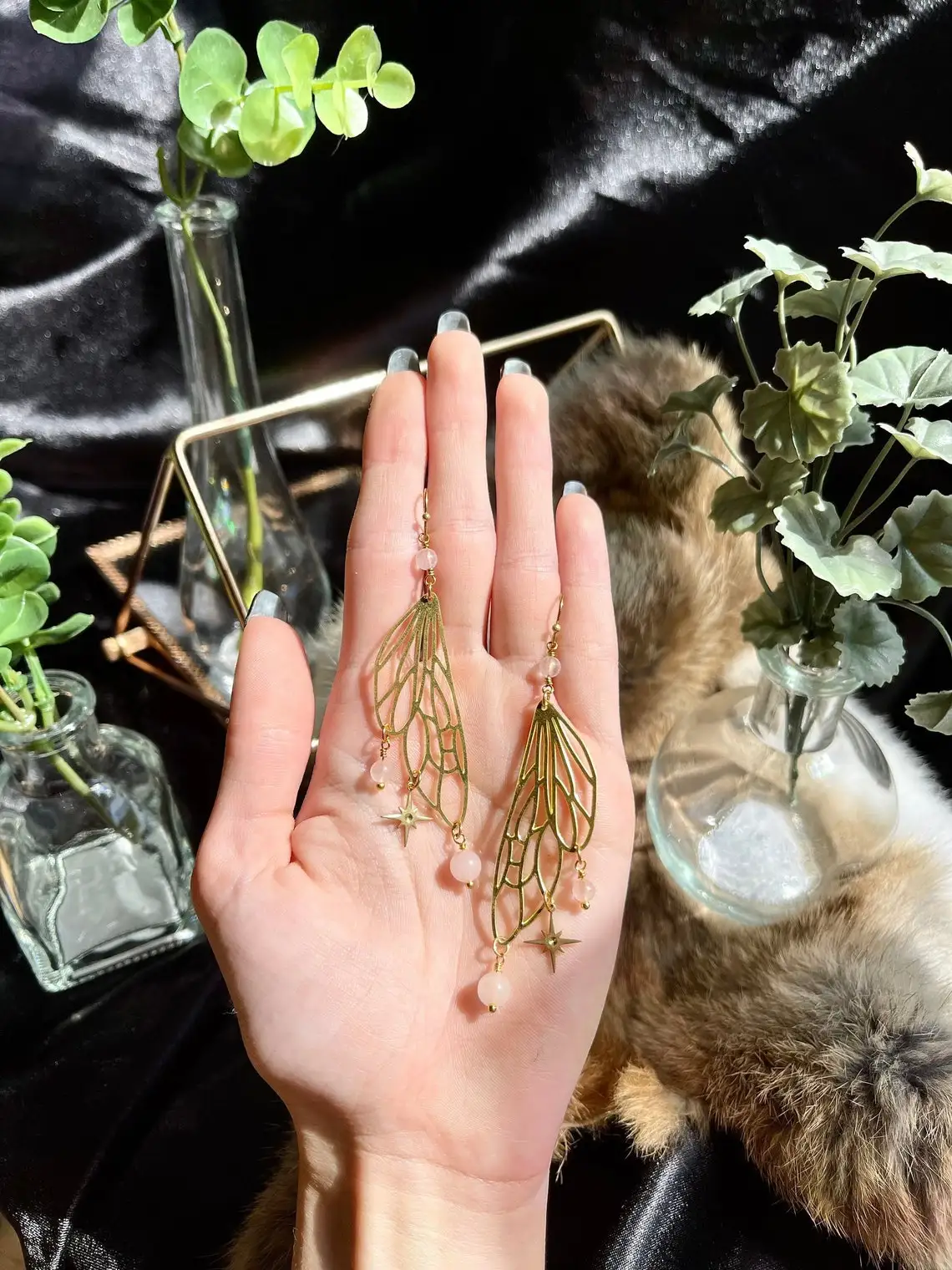 Fairy Wing Earrings… - image