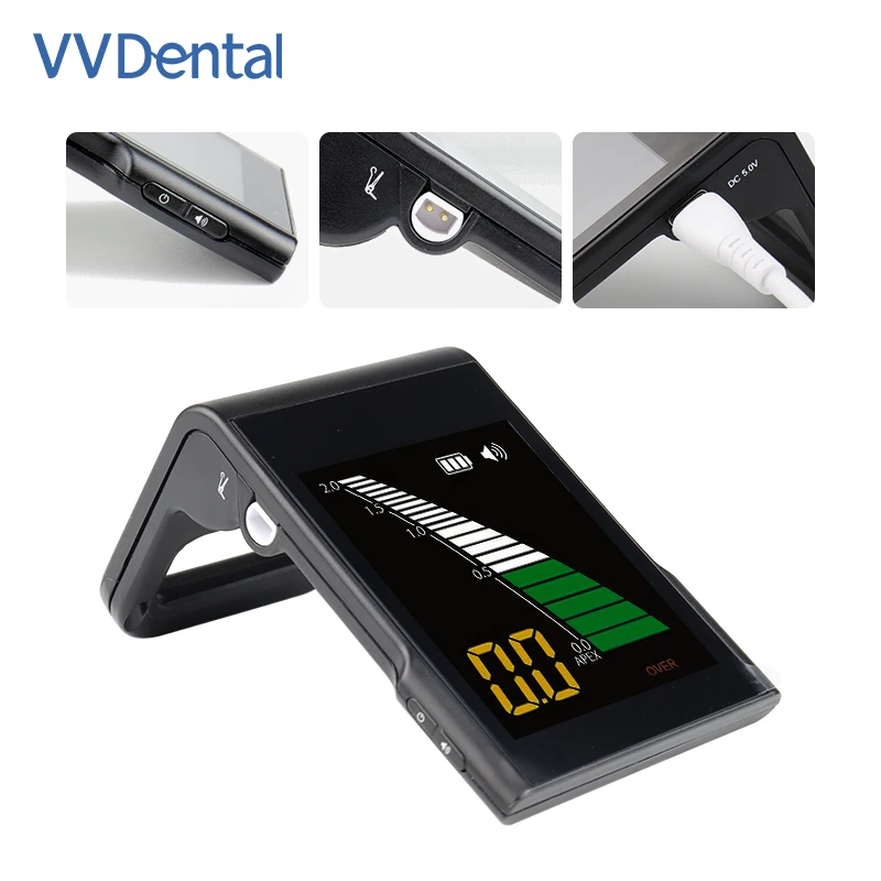 Bild 4: VVDental Hochwertiger Dentaler Apex-Lokator Wurzelkanal-Messgerät für Zahnmedizin Endo-Instrumente