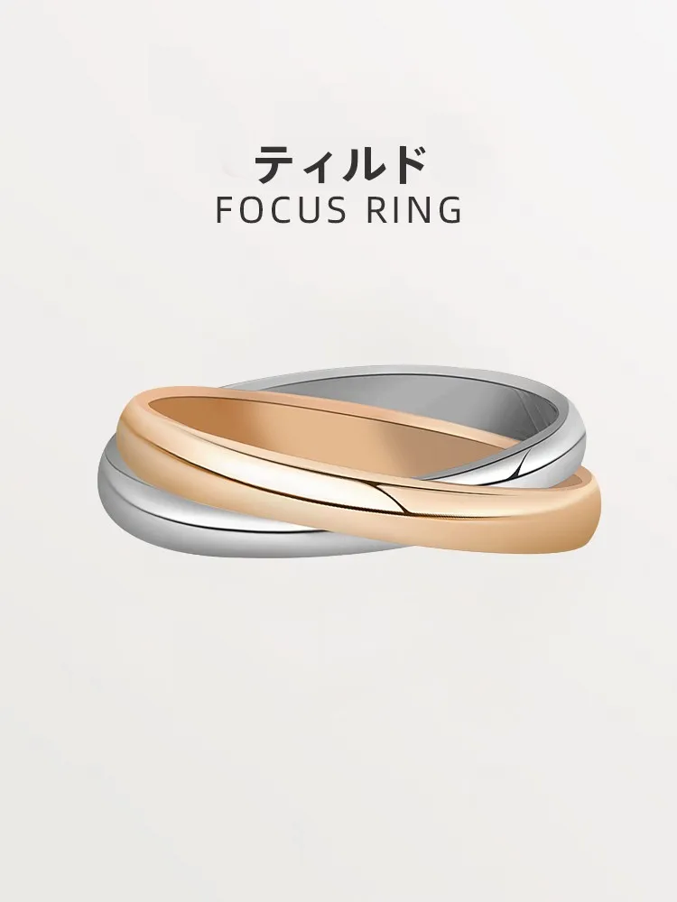 18k-rose-gold-double-ring-interlocking-fingers-women's-ring-little-finger-joint-toe-small-scale-fashion-jewelry-accessories