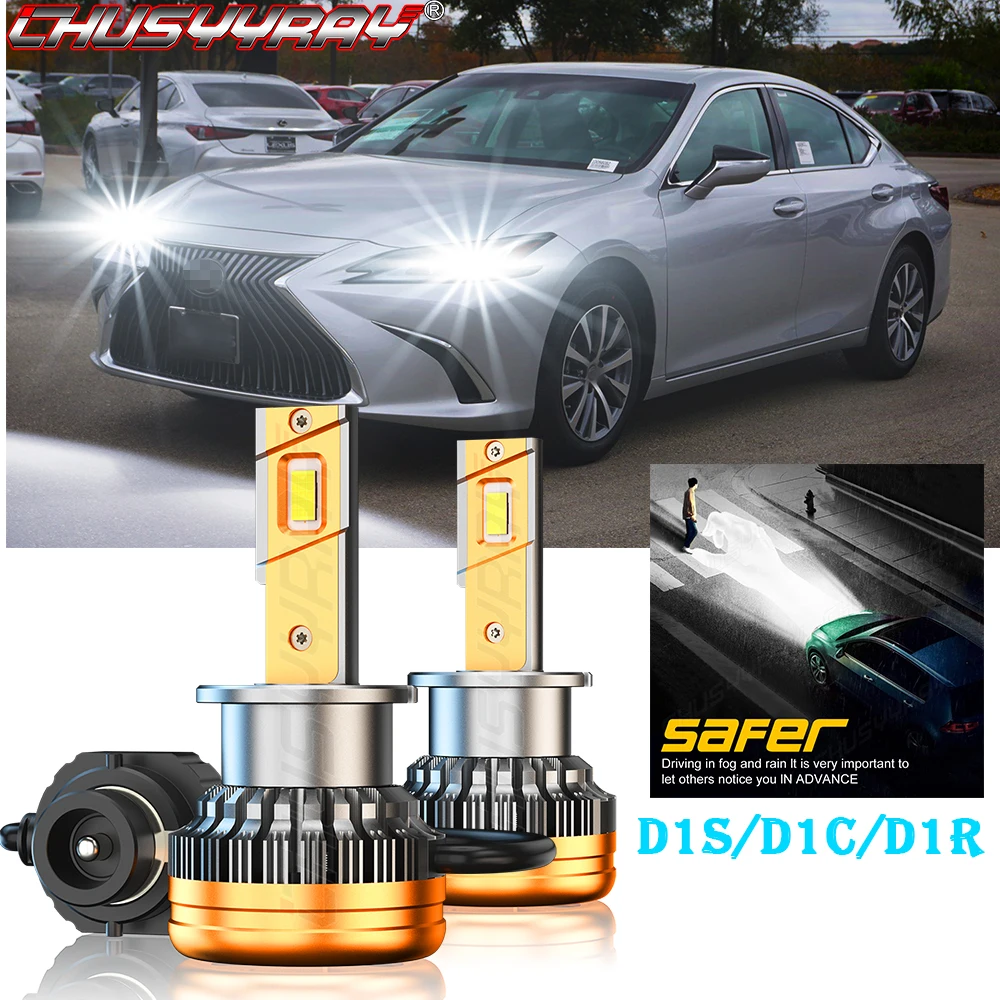 D2S HID Led Headlight Xenon Bulbs HID Headlight Set CHUSYYRAY Compatible For Lexus ES330 2004-2006 Low Beam Car accsesories