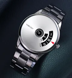 All fashion men's watch handsome personality fashion new concept business gentleman leisure durable men's watch