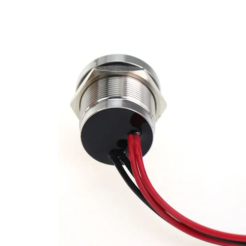 2026 2026 Waterproof 22mm Touch Button Switch 12v/24v Ring Light IP68 Flat Head Momentary Stainless Steel Matel Piezo Switch