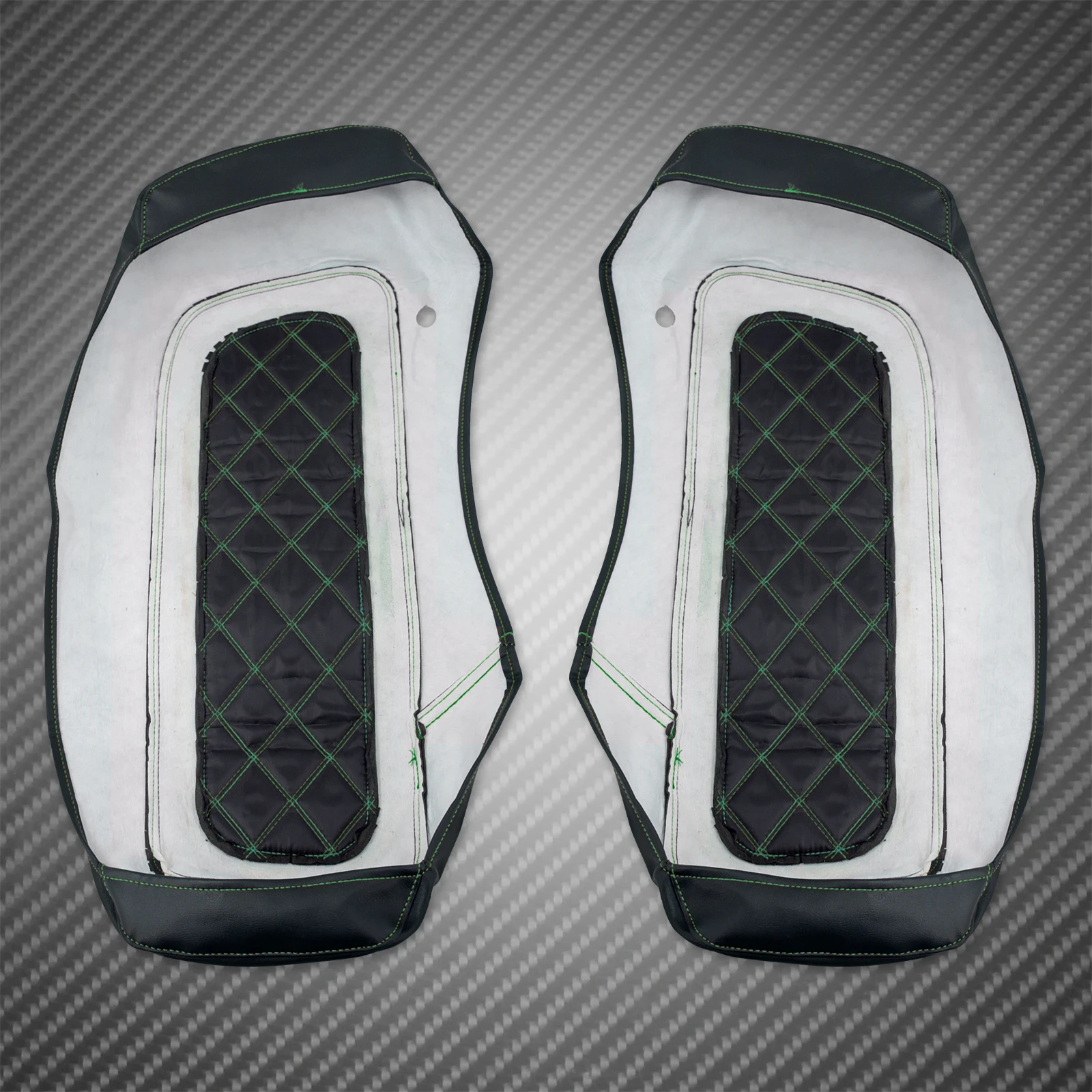 Motorcycle Hard Saddlebag Lid Cover Hard Side Bag Waterproof for Harley Road King Street Glide CVO Electra Glide FLHR 14-2024