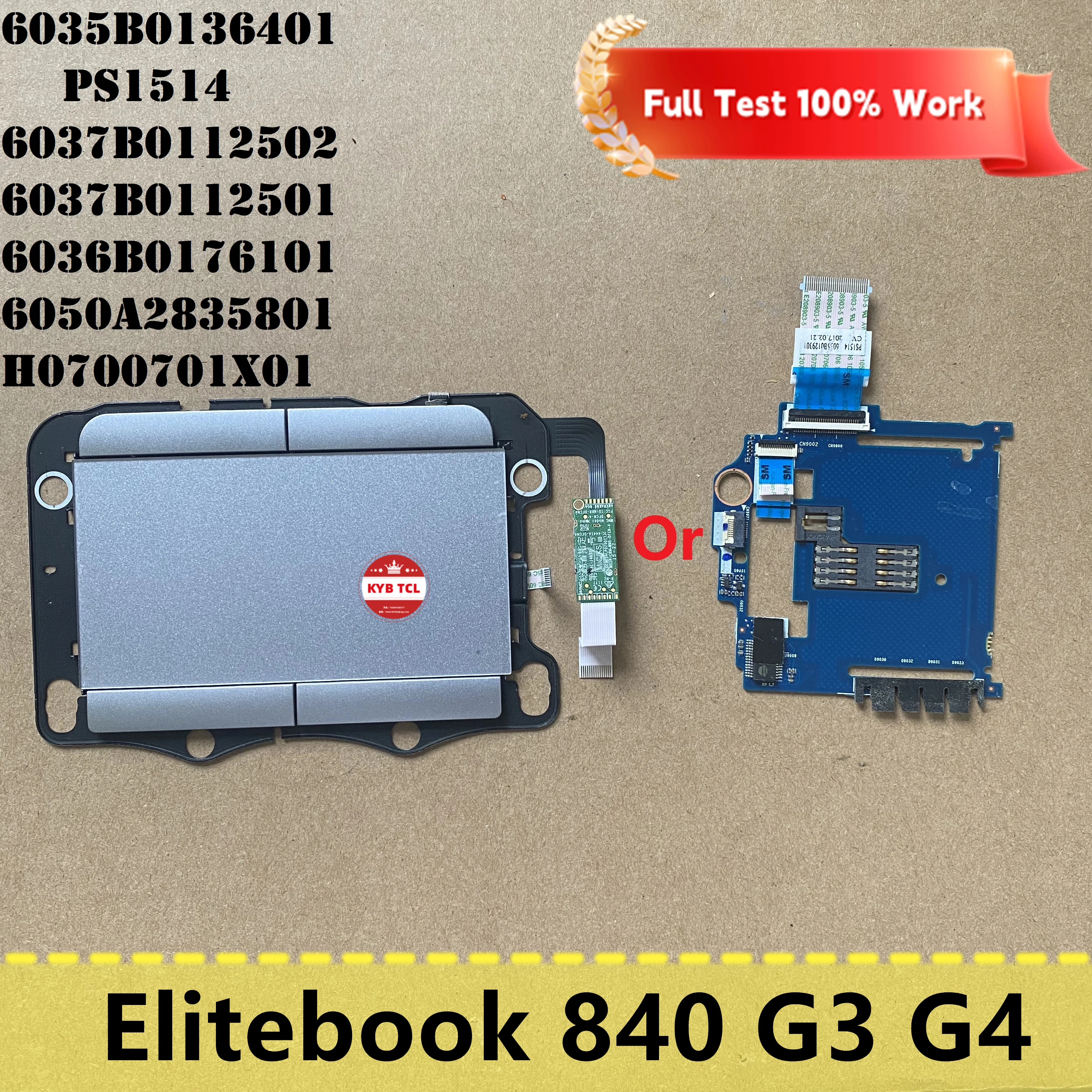 For HP EliteBook 840 G4 G3 Smart Card Reader Board + Cable Or Touchpad Trackpad Board Or NFC Module Board PS1514 6050A2835801