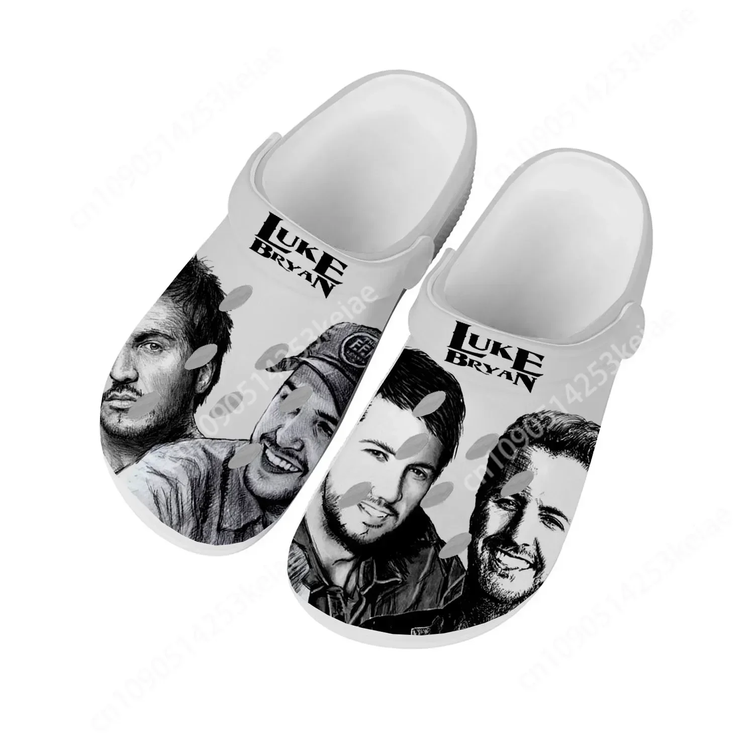 L-Luke Singer Pop Home Clogs Men Women Youth Boy Girl B-Bryan Fashion Customize Water Shoes Garden Beach Hole Slippers Sandals