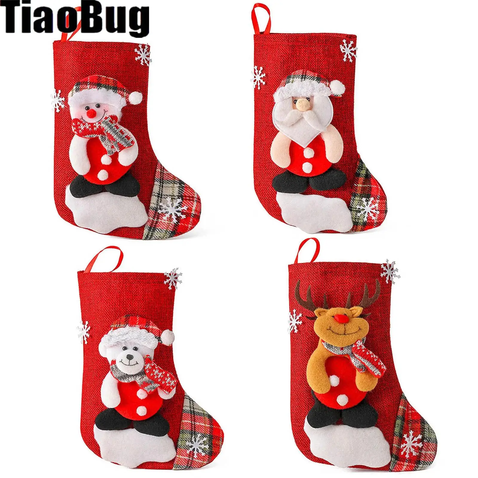 

Детские рождественские чулки, сумки, подарки, олень, Санта-Снеговик, медведь, рождественские чулки, праздничные рождественские украшения, реквизит