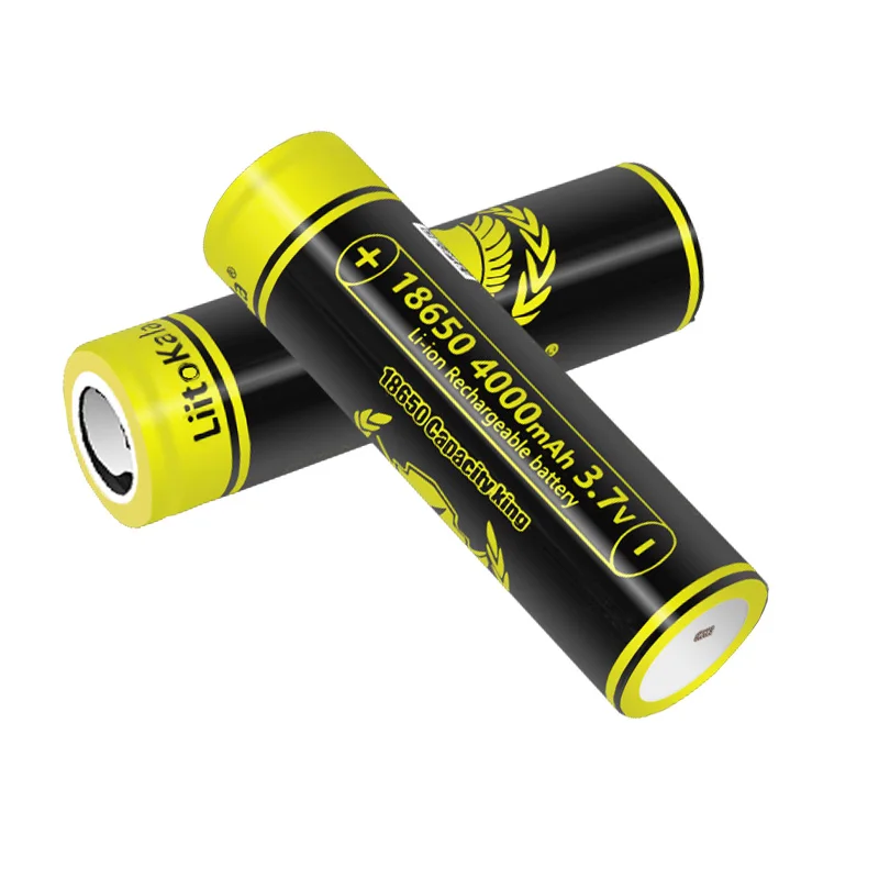 High Performance LiitoKala Flat Top 3.7V 3400mAh Lithium 18650 Rechargeable Battery for Flashlights Power Banks Outdoors