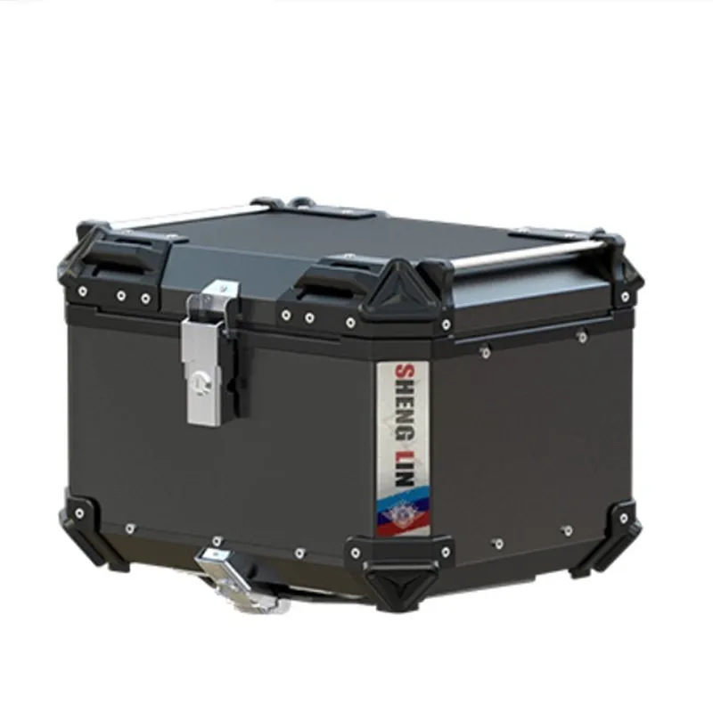 Direct sale high-end motorcycle trunk X6 trunk aluminum-magnesium alloy top box trunk luggage side box