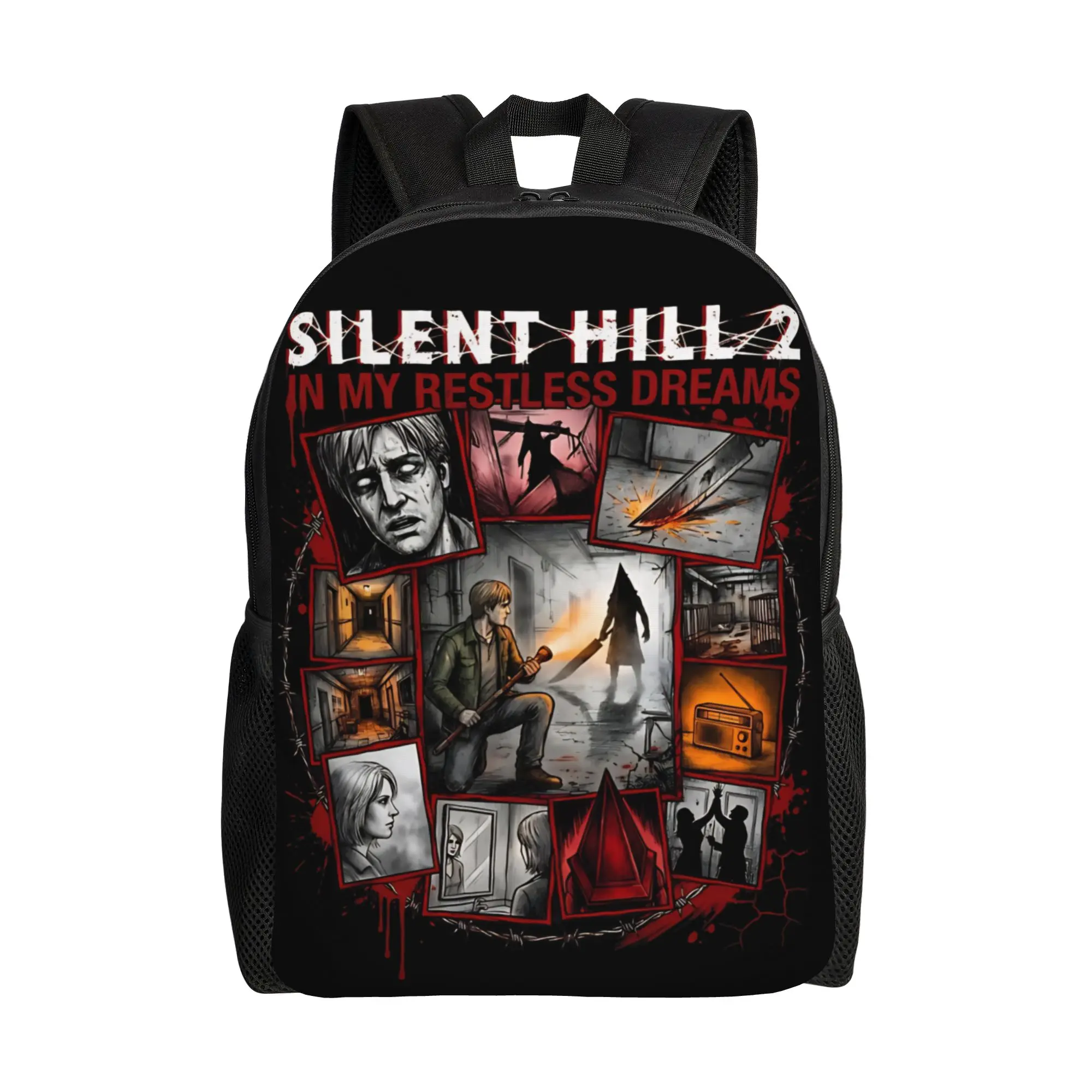 

Рюкзак Pyramid Head Silent Hill 2 Remake Horror Monster, велосипедные рюкзаки, стильные школьные сумки унисекс, дизайнерский рюкзак