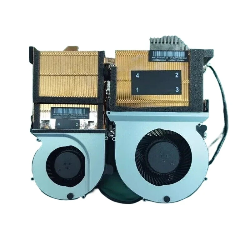 H  New For HP Z2 Mini G5 T1000 T2000 CPU & GPU Cooling Heatsink with Fan | Silver | China | 3 Months