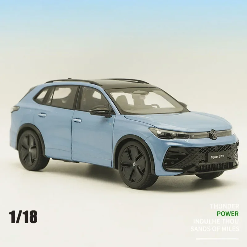 Diecast 1:18 Scale TIGUAN L Pro 2024 Simulation Alloy Car Model Toy Collectible Ornaments