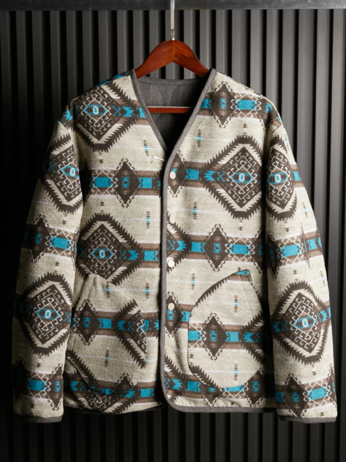 

Двусторонняя свободная мужская повседневная хлопковая куртка в японском стиле, модная городская модель стандартной длины