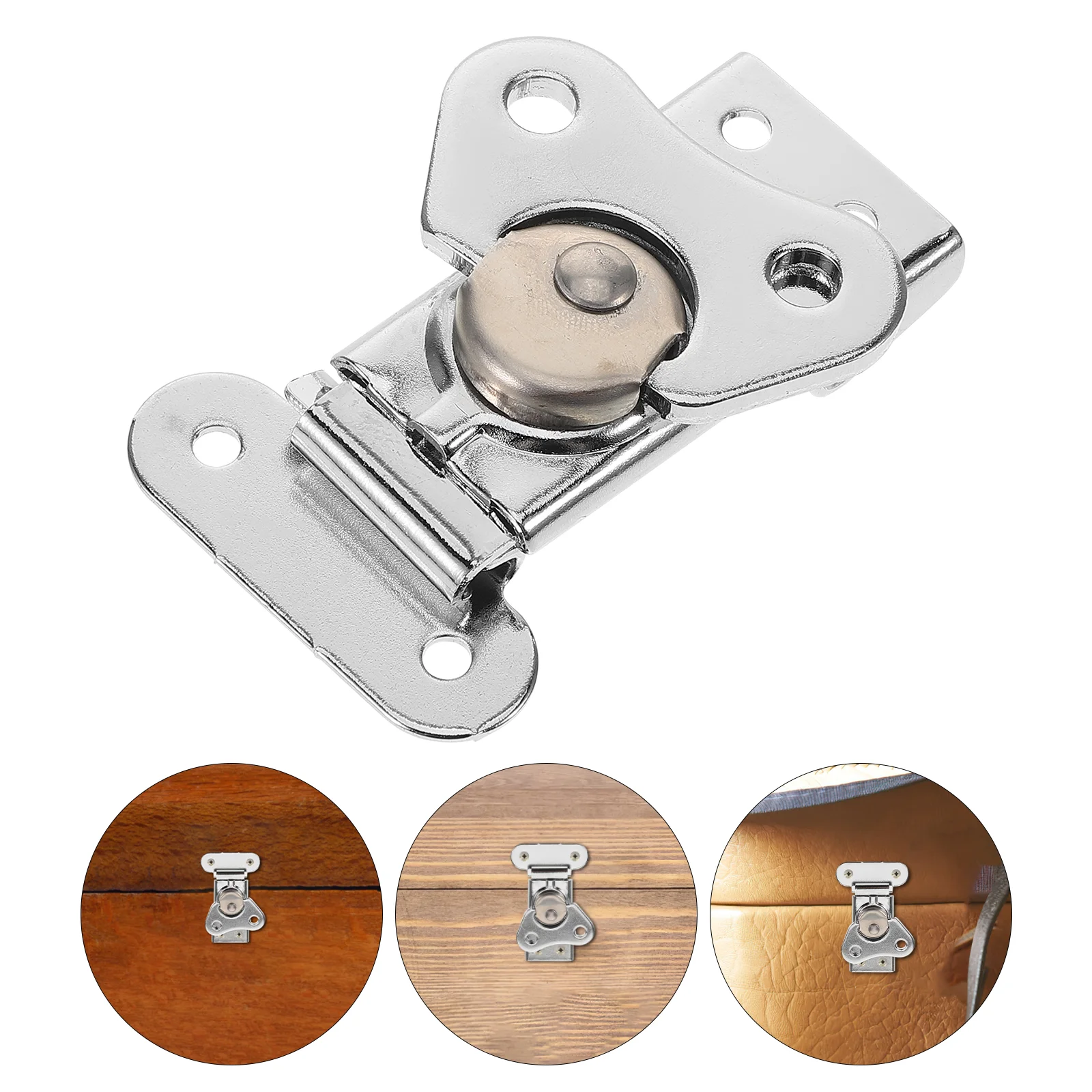 4 Pcs Butterfly Lock Spring Loaded Latches Toggle Clamps Hasp Hardware Stainless Steel