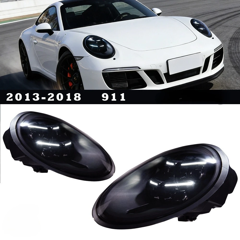 

Car Lights Full LED Front Lamps For 2013-2018 Porsche 911 PDLS Matrix Laser Headlights Assembly 991 Signal Lamp