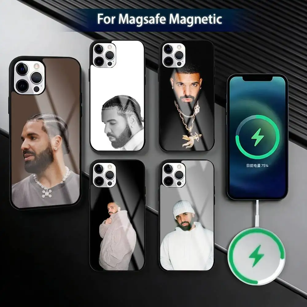 

R-Rapper D-Drake Phone Case For iPhone17,16,15,14,13,12,11 Plus,Pro Magnetic with Magsafe Wireless Charging
