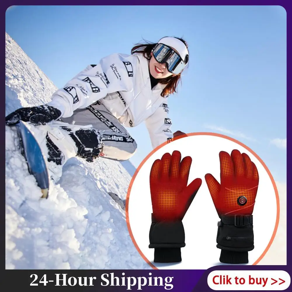 

Термоперчатки с подогревом с разъемом постоянного тока, перчатки с подогревом, ветрозащитные перчатки с подогревом, сенсорный экран для езды на велосипеде, бега, вождения, пешего туризма, прогулок