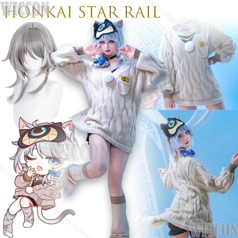 

‌‌‌‌‌‌Honkai Star Rail Cipher Express Supply Pass Cosplay Clothes Ophiuchus Twelve Titan Official Game Character Anime Comic Con