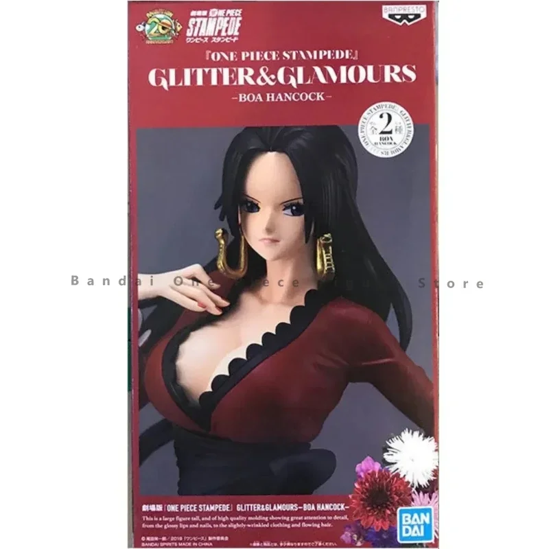 Em estoque original bandai uma peça boa hancock vestido de casamento figuras de ação animação brinquedos presentes modelo coletor anime hobby