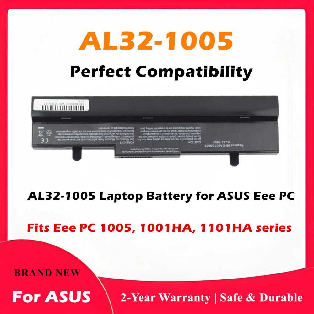 

AL32-1005 Laptop Battery For ASUS Eee PC 1001HA 1001P 1005 1005H 1005P 1005PE 1101HA 1005PX AL31-1005 ML32-1005 PL32-1005
