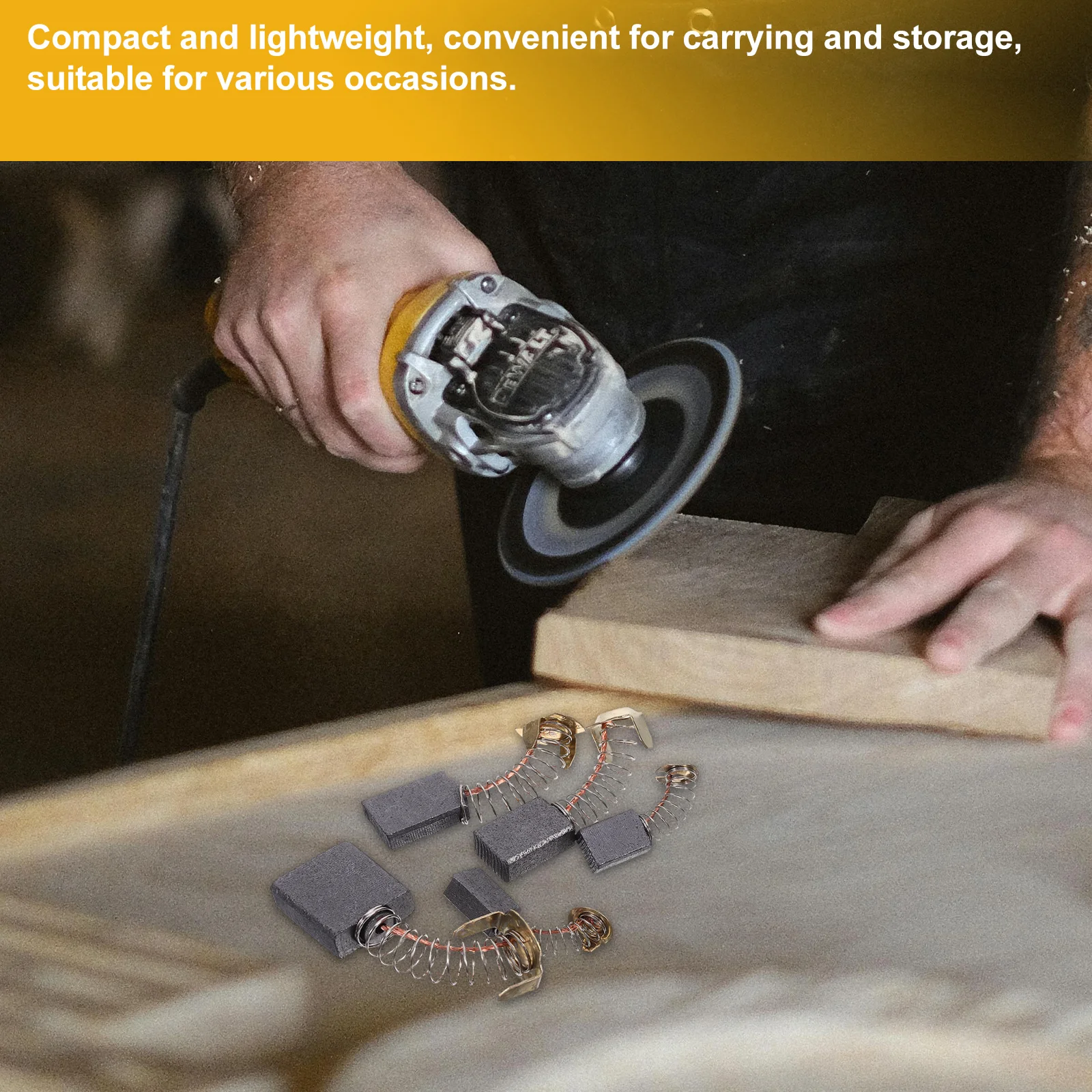 20 قطعة فرشاة كربون للأدوات الكهربائية تقلل من ارتداء المسيل للدموع يقلل من عملية فعالة في وقت السفل فرشاة كربون ملحقات كهربائية