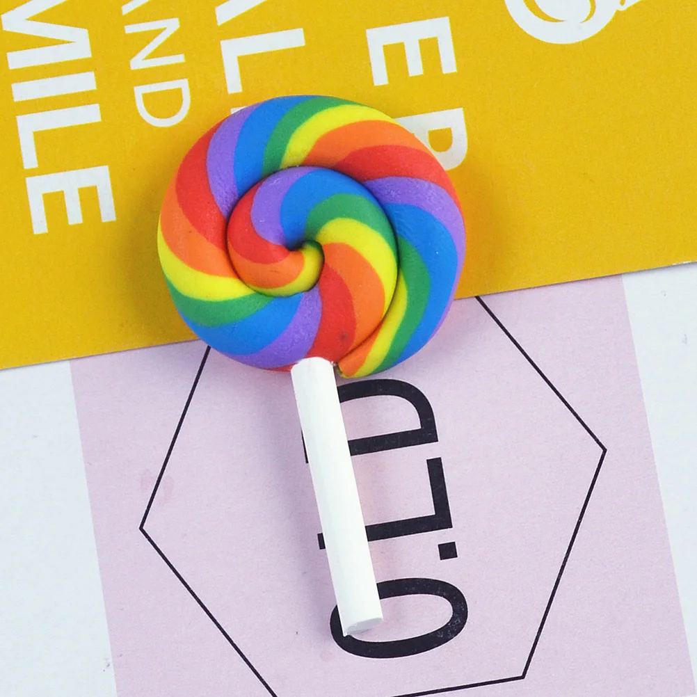 

12Pcs Handmade Clay Lollipop Sweet Fashion Decor for Crochet Headband Clothes Dress DIY Pendant Earrings Necklace Craft Supplies