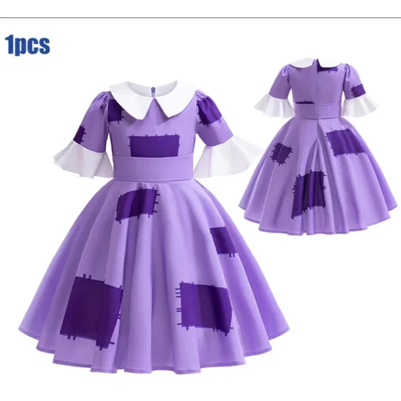 

Movie Ragatha Cosplay Costume Anime Cartoon Disguise Dress For Kids Girl Halloween Carnival The Amazing Digital Circus Role-play
