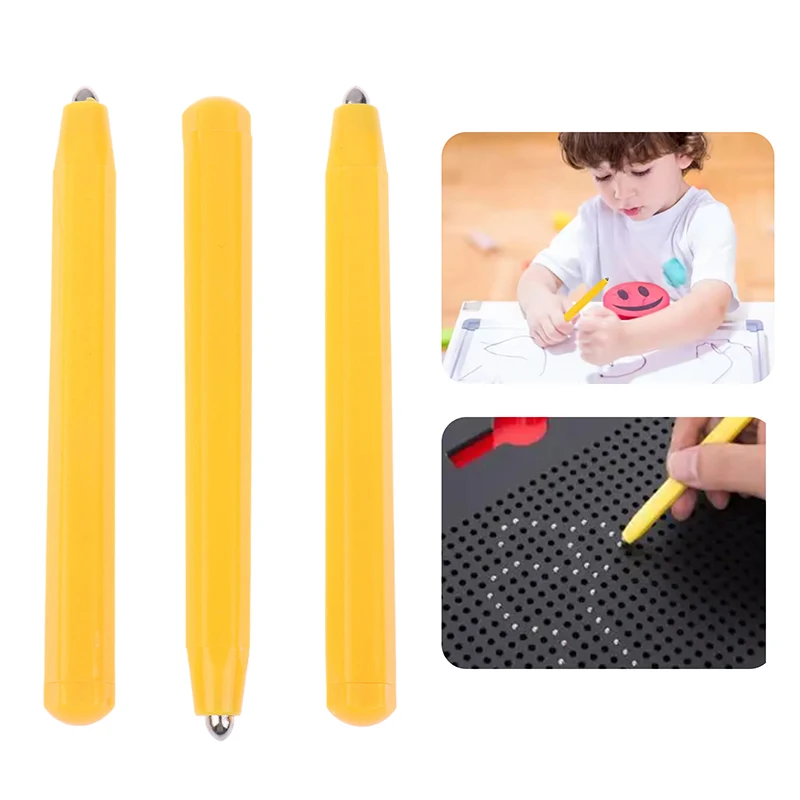 1/3Pcs Pen Board Pens Drawing Writing Toy Replacement Kids Painting Stylus Dots Doodling Toddler Fidget Tablet Reusable.