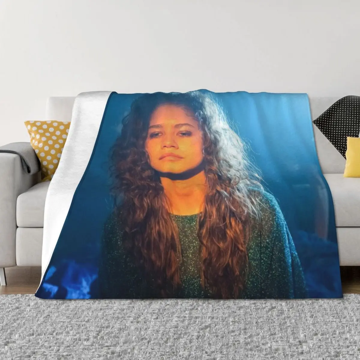 

Rue Bennett Dazed Euphoria Scene Throw Blanket warm for winter For Sofa Thin blankets and throws Soft Beds Blankets