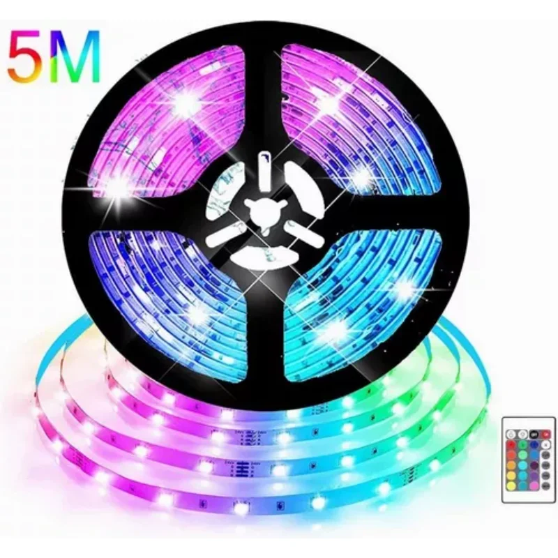 5M  lights  5050 multi-color decorative hall TV lighting household  strips