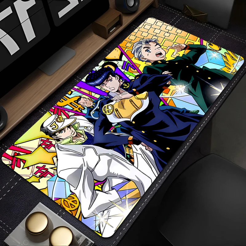 Alfombrilla de ratón para juegos, alfombrilla grande para teclado, accesorios para juegos, alfombrilla para jugador, alfombrilla para mesa, alfombrilla para PC de Anime, alfombrilla para ratón JOJO XL XXL XXXL