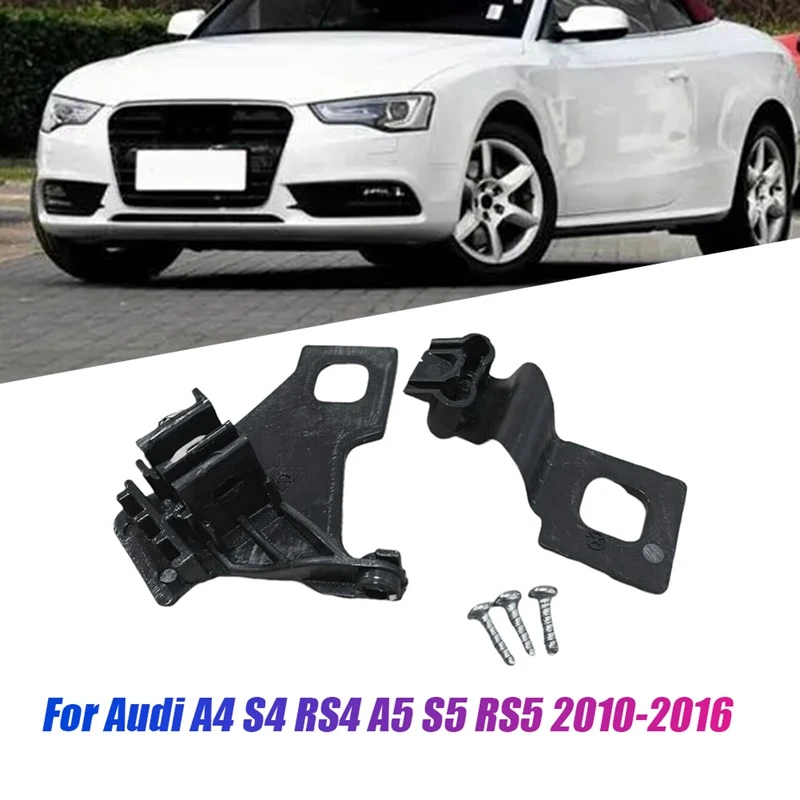 1Pair Headlight Housing Bracket Repair Kits 8T0998121B 8T0998122B For  A4 S4 RS4 A5 S5 RS5 2010-2016 Car Fixed Claw Parts