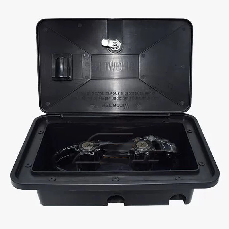 

RV External Shower Box RV Bathroom Corner Washbasin, Corner Washbasin, Washbasin, RV Bathroom modification Accessories