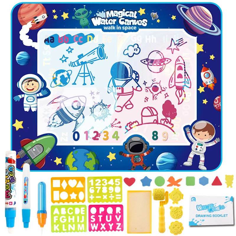 

Space Roll over Image to Zoom in Water Kids Painting Writing Doodle Toy Mat Color Drawing for Boys and Girls