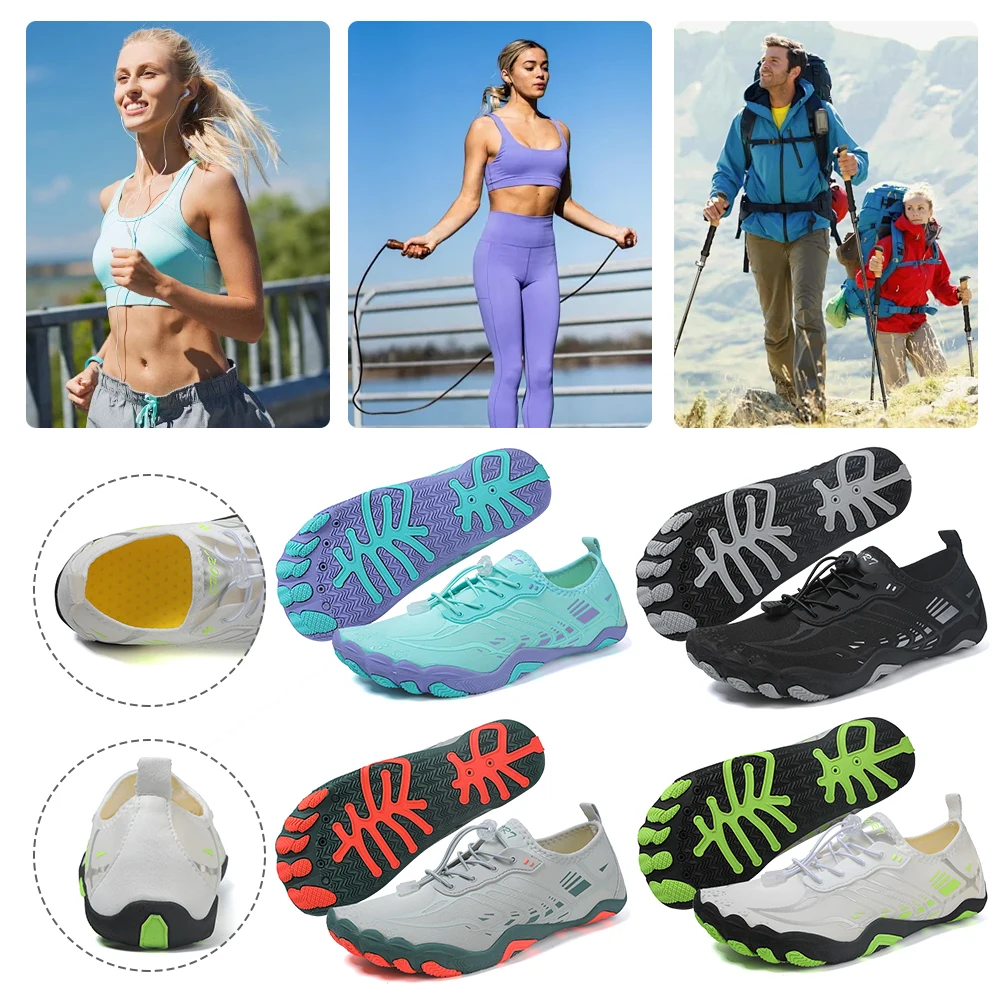 

Water Shoes Running Sneakers Quick Dry Comfortable Swimming Shoes Non-slip Ergonomic Wading Shoes Breathable for Water Sports