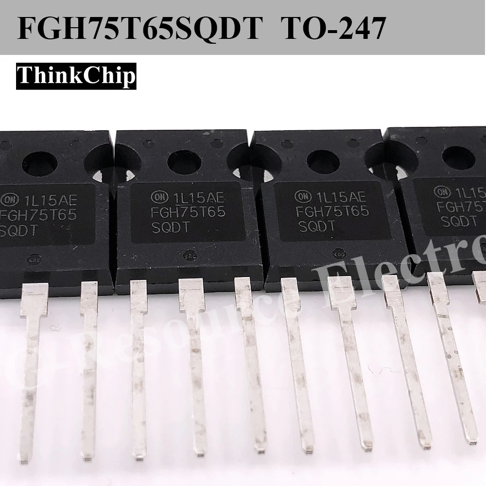 (10 pcs) FGH75T65SQDT FGH75T65 TO-247 IGBT 650V 75A Field Stop Trench 