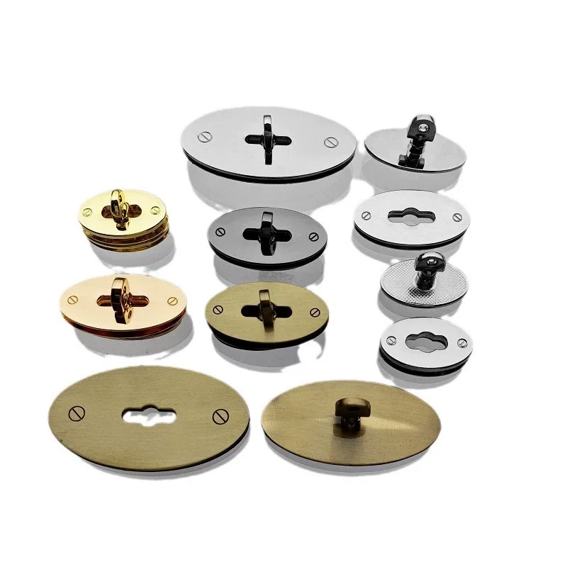 7.5cm 4.7cm Twist Lock Hardware For Bag Shoulder Handbag DIY Craft Turn Locks Clasp Handbag Buckles