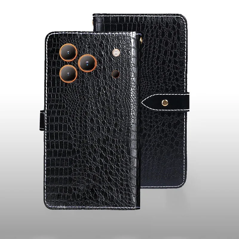 

Flip Case For Blackview Wave 7C Case Crocodile Pattern Leather Case Card Slots Cover For Blackview Wave 7C Fundas