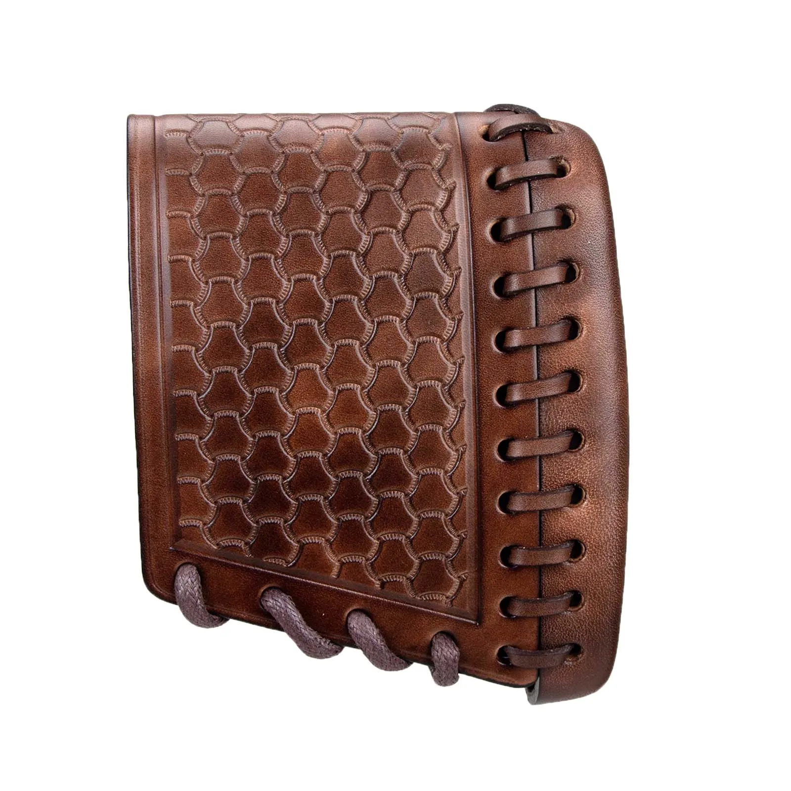 Tourbon Hunting Accessories Leather Rifle Recoil Pad Clay Shooting Shotgun Butt Stock Protective Cover Slip On Adjustable view 4